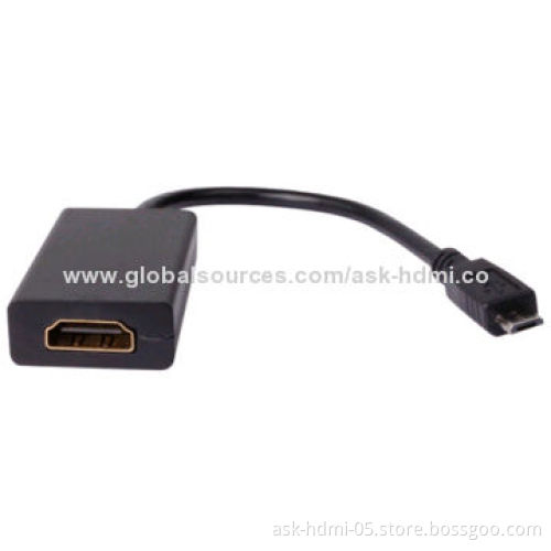 SlimPort Micro USB to HDMI Adapter, Connecting Mobile Phone to TV for Games or Watching VideoNew